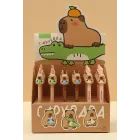 Caneta gel com estampa de capivara - várias versões