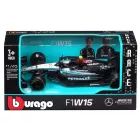 Bburago F1 závodné auto - Mercedes-AMG Petronas, 1:43