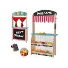 Jouéco®: 2 az 1-ben bábszínház, és kisbolt gyümölcsökkel