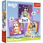 Τρέφλ: Bluey 3 σε 1 παζλ - 20, 36, 50 κομμάτια