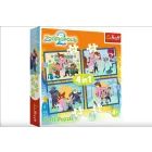 Trefl: Wielka przygoda w Zootropolis 4 w 1 - puzzle 35, 48, 54, 70 sztuk