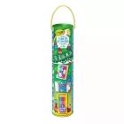 Crayola: Pasakiška milžiniška užduočių talpyklė – žali, rašymo priemonių raštai, 44 cm