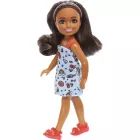 Barbie Chelsea klubs: Brūni mati meitene, zilā kleitā