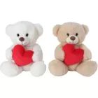 Odnesi me domov! Plišasti medvedek s srčki - 21 cm, različne vrste