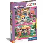 Clementoni Disney Supersłodkie Kociaki 2x20 elementów puzzle