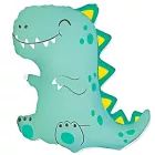 Globo de foil de dinosaurio lindo - 66 x 70 cm