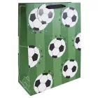 Pungă decorativă cu model minge de fotbal - 33 x 45,5 cm