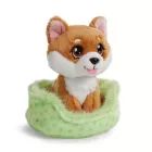Nici Green: Shiba Inu kutya plüssfigura kosárban -