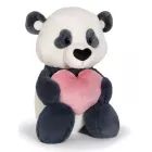 Nici Green: Love panda plüssfigura szívvel - 35 cm