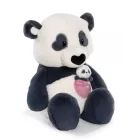 Nici Green: Plyšový panda s bábätkom - 40 cm