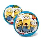 Pallone in gomma con motivo Minion - 23 cm