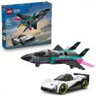 LEGO® City Avion vs. mașină 60489