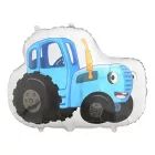 Kék Traktor fólia lufi - 51x38 cm