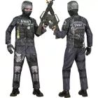 S.W.A.T. kommandós jelmez - 116 cm