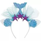 Complemento de disfraz: Tiara de sirena azul