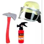 Brandweer kostuum accessoireset