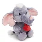 Nici: Elefanten-Plüschtier mit magnetischem Herzen - 32 cm, grau