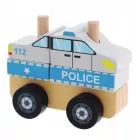 Medinis policijos automobilio žaislas