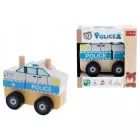 Trefl: Holzspielzeug-Polizeiauto