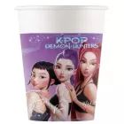 K-Pop Ловци на демони: Хартиени чаши - 200 мл, комплект 8 бр.