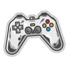 Játékkonzol mintás formapárna