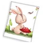 Kaninchendeckenmuster - 110 x 140 cm