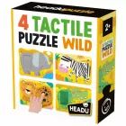 Headu: Tactiele ontwikkelpuzzel - Wilde dieren