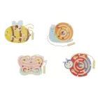 Állatmintás fa mágneses labirintus - 15 cm, többféle