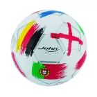 Johns Sport: pallone da calcio con bandiere, misura 5 - vari modelli