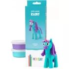 Hey Clay: Regenachtige eenhoorn figuur