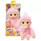 Little Live Pets: Mini Maki interaktivní plyšová opička - Luna Lemon