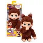 Little Live Pets: Mini Maki beždžionėlė interaktyvus pliušinis žaislas - Chikki Cherry