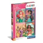 Clementoni: Disney Princess puzzel - 2 in 1