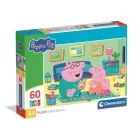 Clementoni: Puzzle Świnka Peppa - 60 elementów