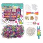 Set de brățări Rainbow Loom cu mărgele