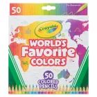 Crayola: Τα αγαπημένα χρώματα του κόσμου, σετ ξυλομπογιές - 50 τεμάχια
