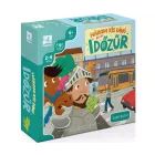 Drei kleine Dinos und das Zeitchaos-Brettspiel - auf Ungarisch