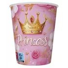 Krona raksta papīra glāzes – 250 ml, 8 gab.