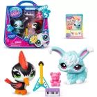 Littlest PetShop: Set de figuras - 2 uds, serie 5 - Punk y Pastel