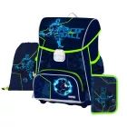 Foci mintás Premium One iskolatáska szett - 3 db-os