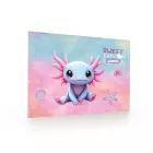 Bureau­legger met axolotl­motief - 58 x 38 cm