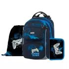 Gamer: conjunto de mochila escolar Oxy Jumper - 3 peças