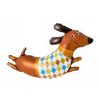 Globo de foil con forma de perro salchicha - 110 cm