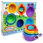„Little Tikes“ bokštelių puodeliai ir vonios žaislas