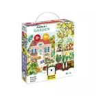Banana Panda: Puzzle con carte illustrate e poster - giardino, 40 pezzi