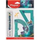 Set riglă Maped Dragon – indestructibil, 3 buc.