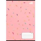 Cool by Victoria: Sweet Pink črtast zvezek A5, različni motivi