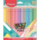 Maped : lot de 24 crayons de couleur pastel Color Peps, triangulaires