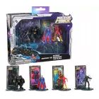 DC Comics Metal Force: sada 4 sběratelských figurek s mincemi