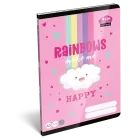 Lollipop Rainbow: Zeszyt w linie A5 – klasa 4